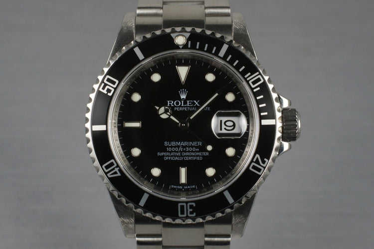 2007 Rolex Submariner 16610T