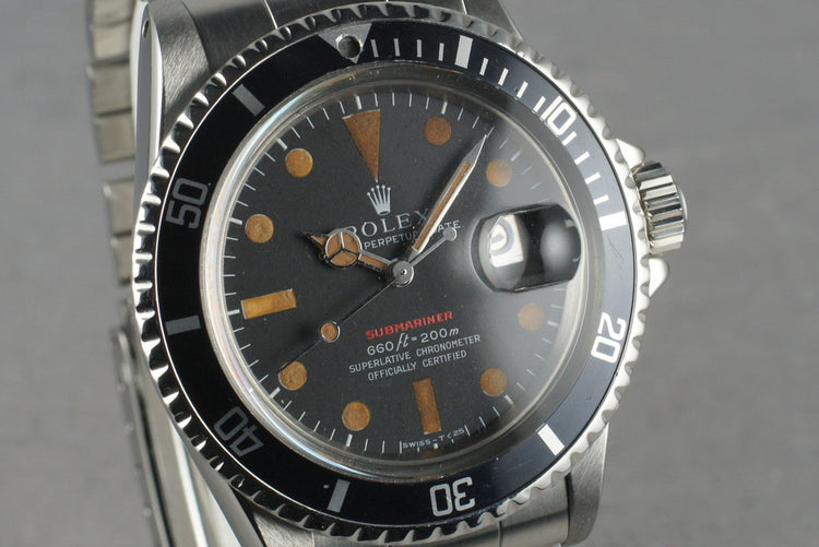 1970 Rolex Red Submariner 1680 Mark IV