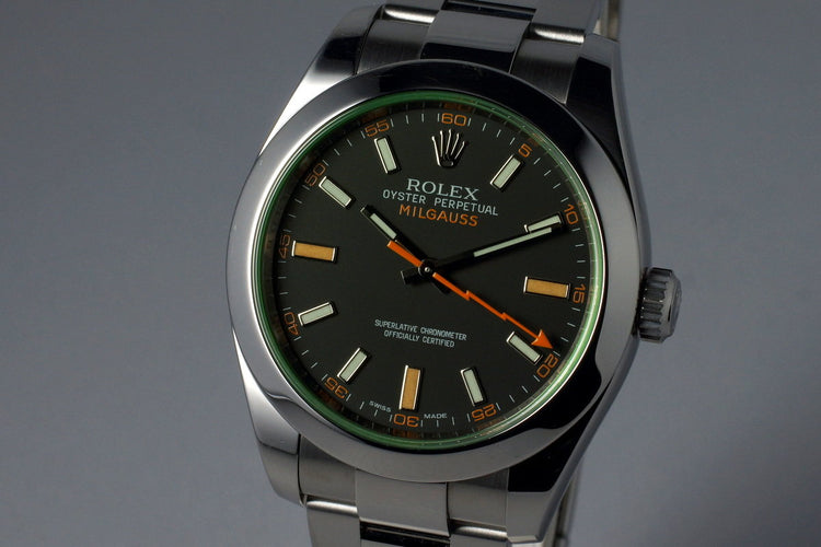 2009 Rolex Milgauss Green 116400V