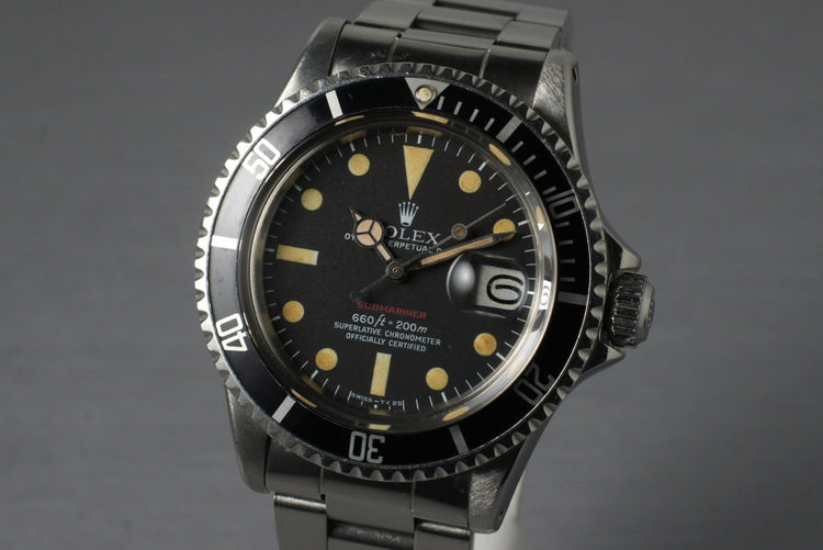 1970 Rolex Red Submariner 1680 Mark V
