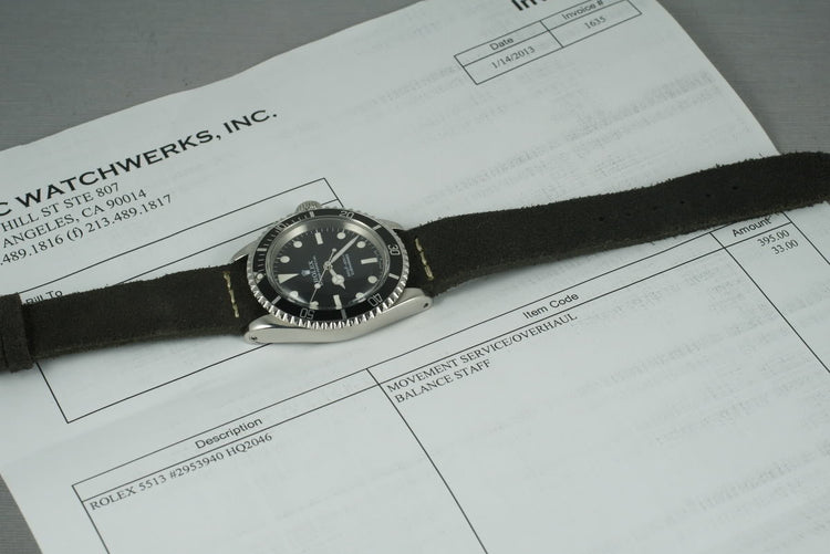 1970 Rolex Submariner 5513
