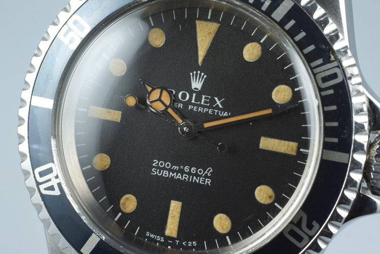 1968 Rolex Submariner 5513 Meters First