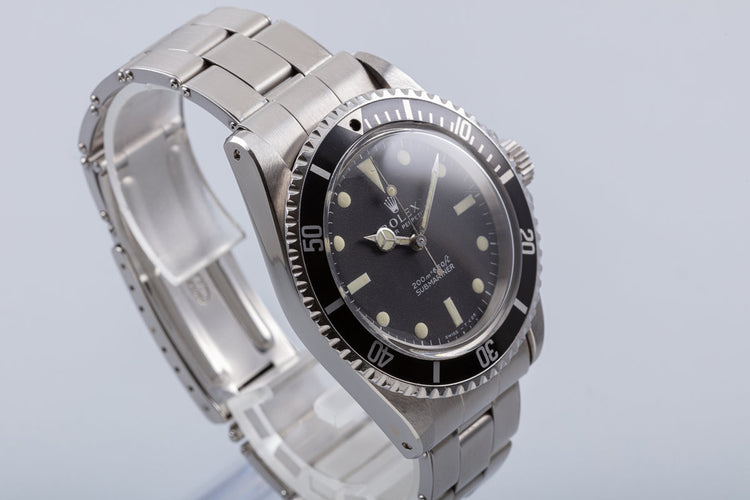 1967 Rolex Submariner Meters First Dial with Creamy "Day Glow" Lume