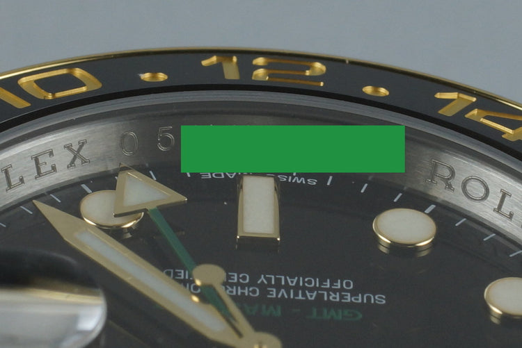 2013 Rolex Two Tone GMT II 116713 with Box and Papers