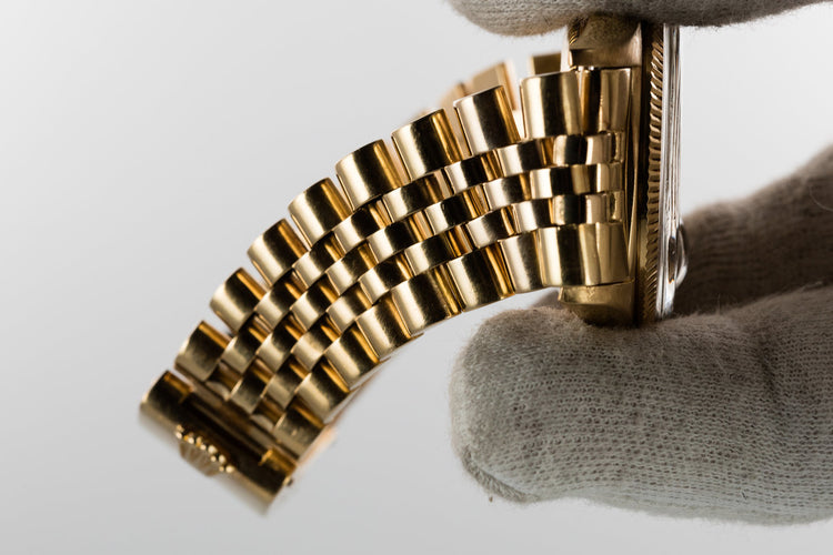 1958 Rolex 18K YG Day-Date 6611B with Serpico Y Laino Dial