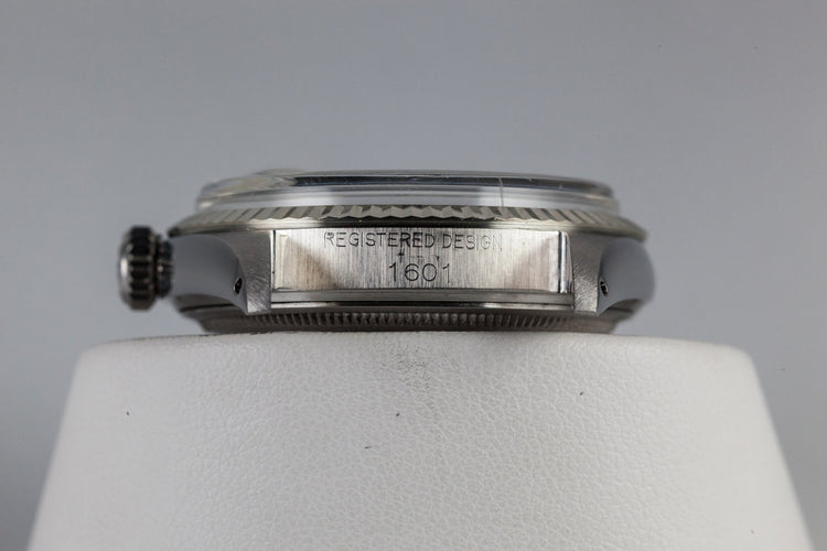 1970 Rolex DateJust 1601 Silver Dial with No Lume Dial