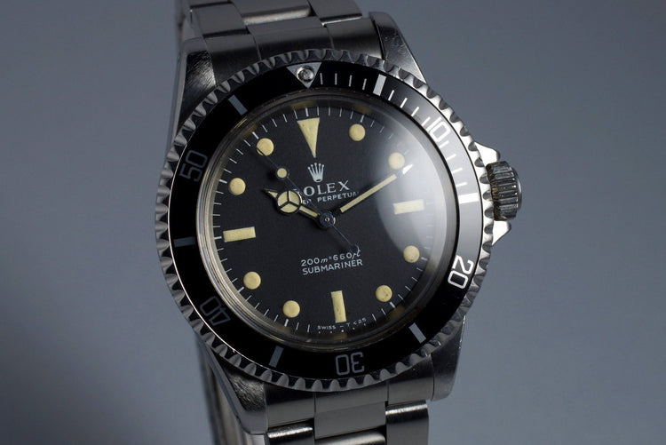 1966 Rolex Submariner 5513 Meters First Dial