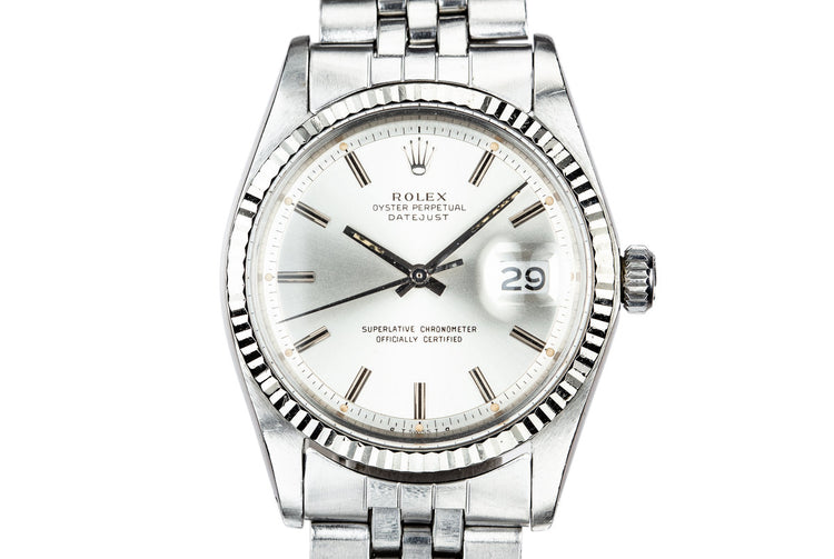 1973 Rolex DateJust 1601 Silver Sigma Dial