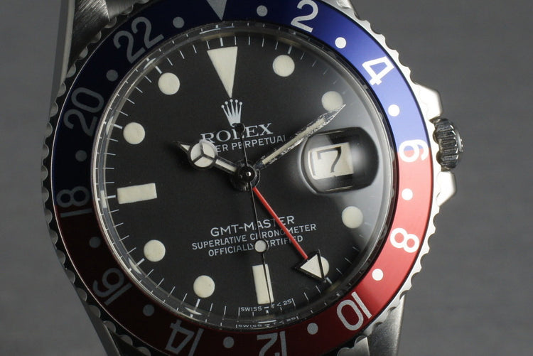 Rolex GMT 1675 with Guarantee Paper