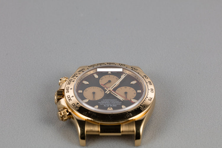 2018 Rolex 18K YG Daytona 116518 with Box and Black "Paul Newman" Dial