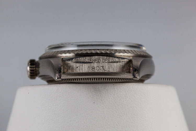 1966 Rolex 18K WG Day-Date 1803 No Lume Dial Day and date wheels Printed in Arabic