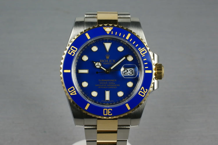 Rolex Submariner 18K/SS 116613