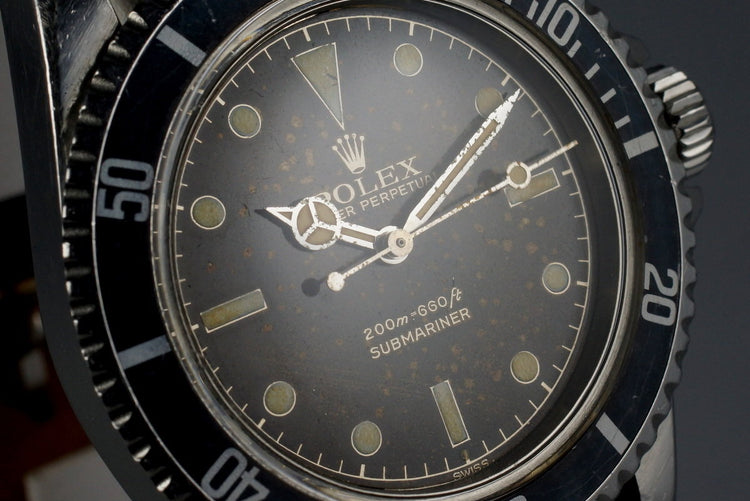 1961 Rolex Submariner 5512 PCG Gilt Chapter Ring Dial