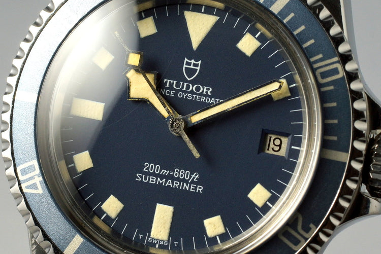 1981 Tudor Submariner 94110 Blue Snowflake