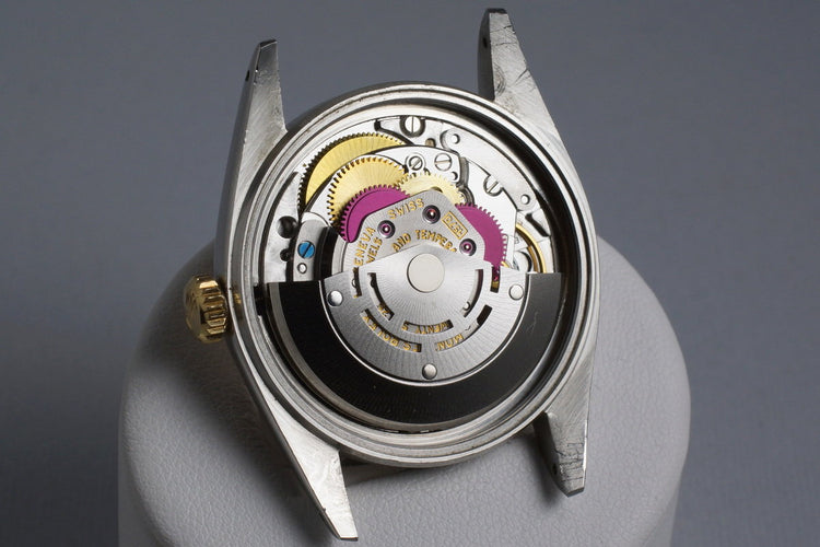 1972 Rolex Two Tone DateJust 1601 Champagne Roman Numeral Dial with Box and Papers