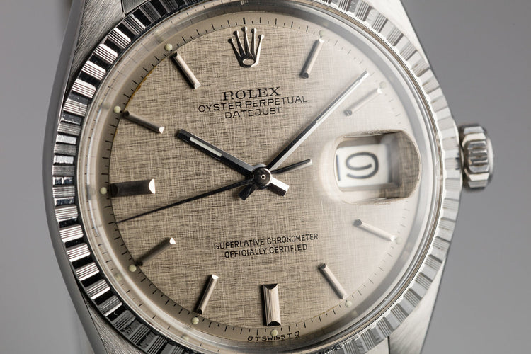 1972 Rolex DateJust 1603 with Grey Linen Sigma Dial