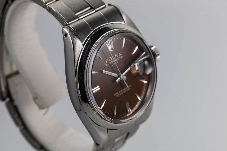 1961 Rolex Date 1500 with Tropical Dial