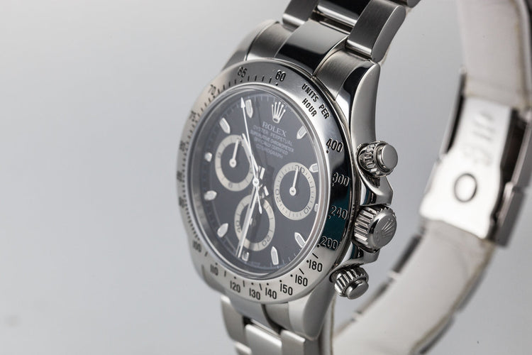 2007 Rolex Daytona 116520 with Black Dial