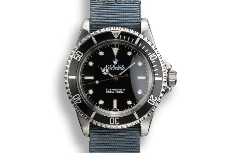 1966 Rolex Submariner 5513 with Rolex Service Dial