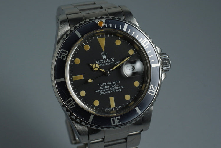1982 Rolex Submariner 16800