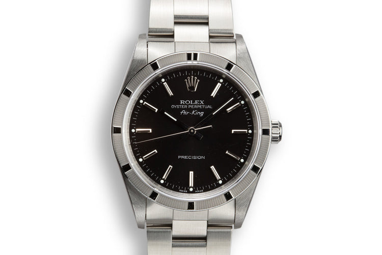 2001 Rolex Air-King 14010M Black Dial