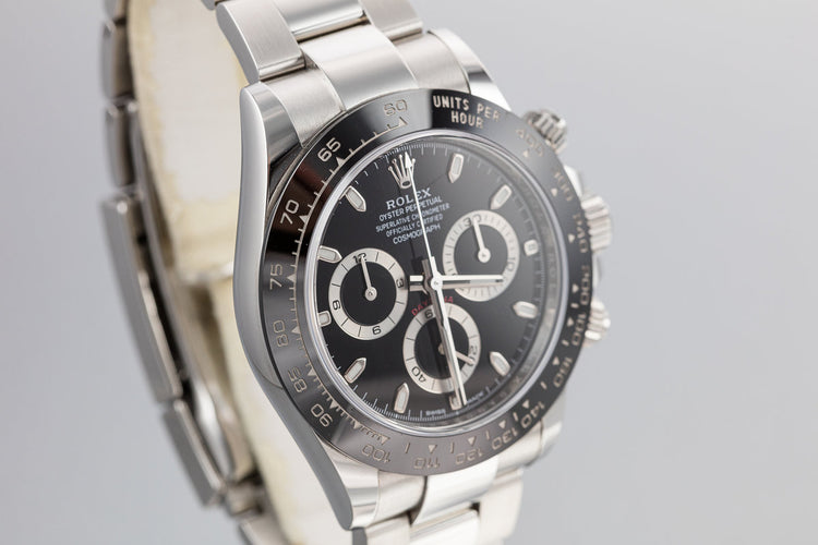 2019 Rolex Daytona 116500LN Black Dial with Box and Papers