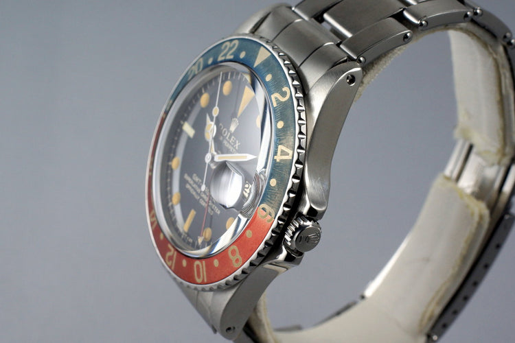 1966 Rolex GMT 1675 Glossy Gilt Dial