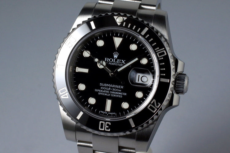2016 Rolex Submariner 116610