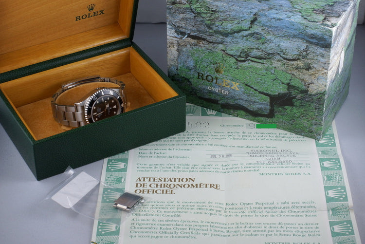 1986 Rolex Sea Dweller 16660 with Box and Papers