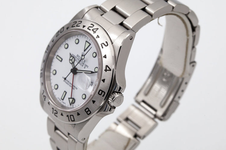 1999 Rolex Explorer II 16570 with Box and Papers