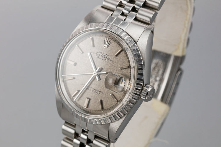 1972 Rolex DateJust 1603 with Grey Linen Sigma Dial