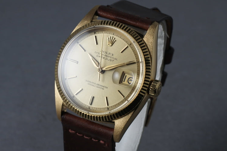 1957 Rolex Datejust 18K 6605