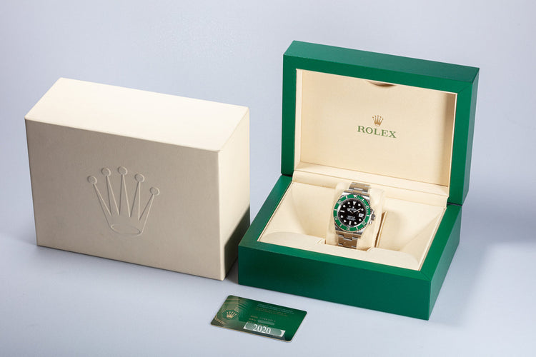 2020 Rolex Green 41mm Submariner 126610LV "Kermit" with Box & Card