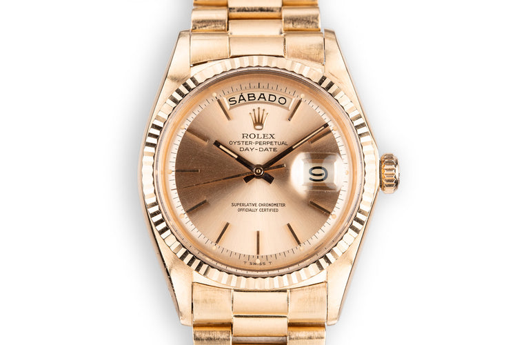 1967 Rolex 18K Rose Gold Day-Date 1803