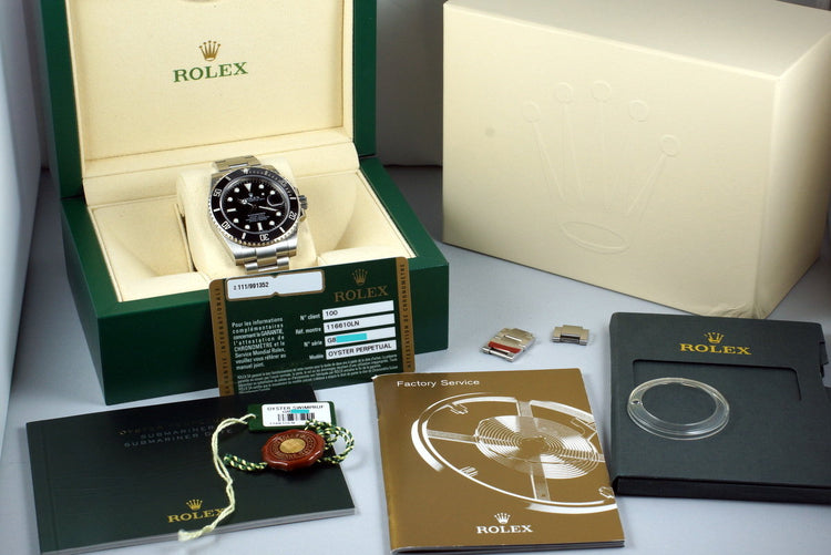 2010 Rolex Submariner 116610 with Box and Papers