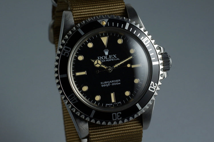 1983 Rolex Submariner 5513 Spider Dial