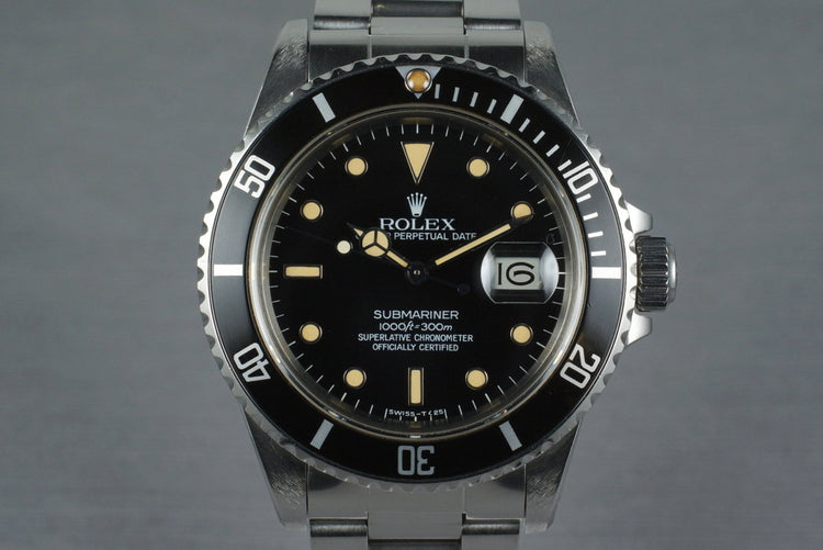 1985 Rolex Submariner 16800