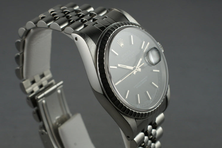 1991 Rolex DateJust 16220 with Box and Papers