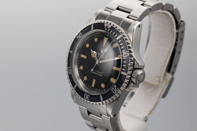 1968 Rolex Submariner 5513 with Meters First Dial