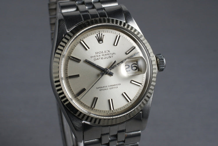 1970 Rolex DateJust 1601 Non-Luminous Dial
