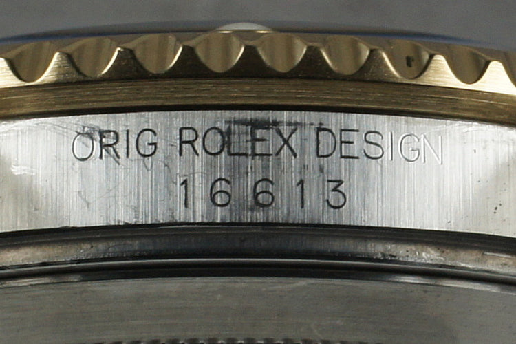 1991 Rolex 18K/SS Submariner 16613