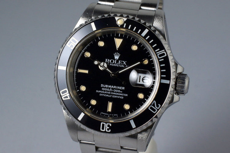 1990 Rolex Submariner 16610