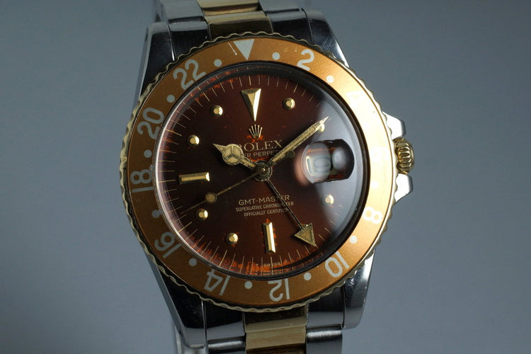 1978 Rolex Two Tone GMT 1675 Root Beer Dial