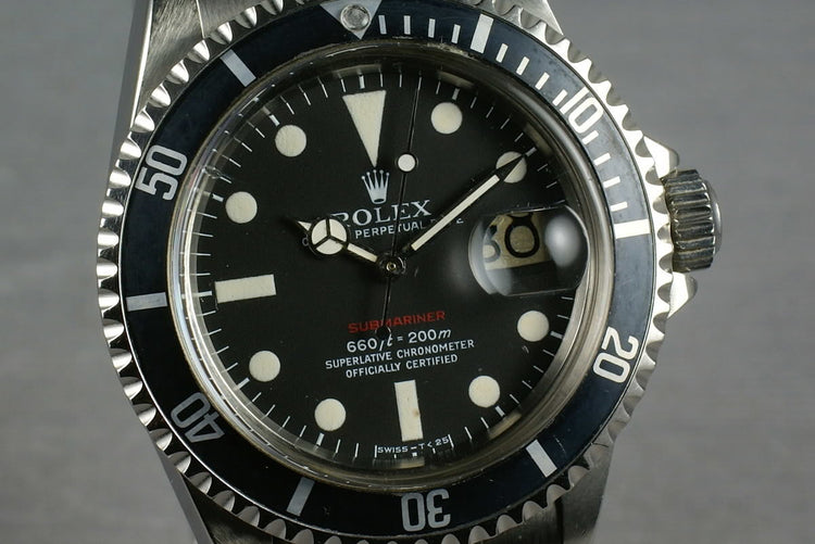 Rolex Red Submariner 1680 Mark V