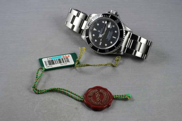 1997 Rolex Submariner 16610