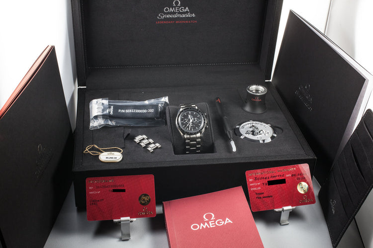2017 Omega Speedmaster Professional 311.30.42.30.01.005 with Box and Papers