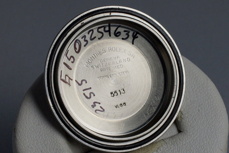 1966 Rolex Submariner 5513 Service Dial