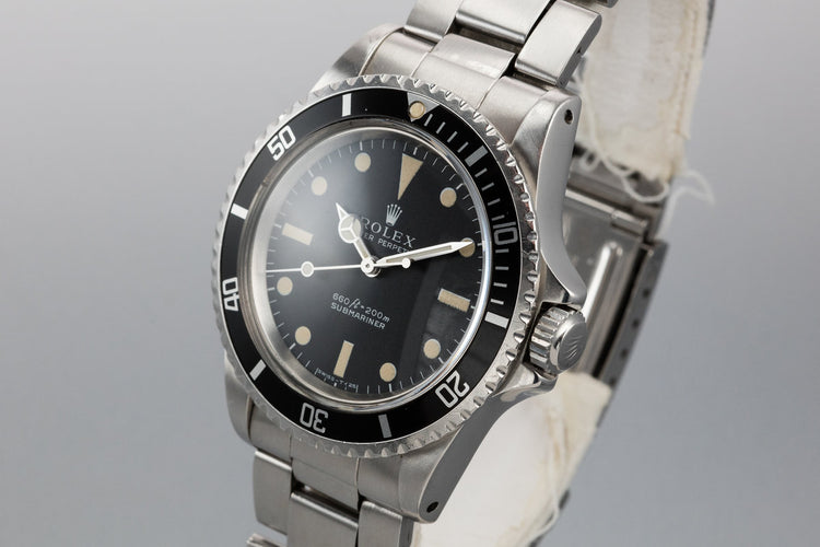 1968 Rolex Submariner 5513 Serif Dial