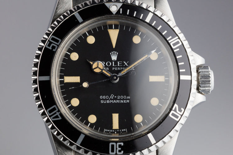 1978 Rolex Submariner 5513 Serif Dial with Box and Booklets