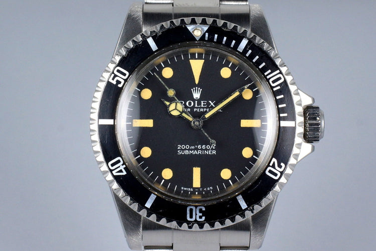 1967 Rolex Submariner 5513 Meters First